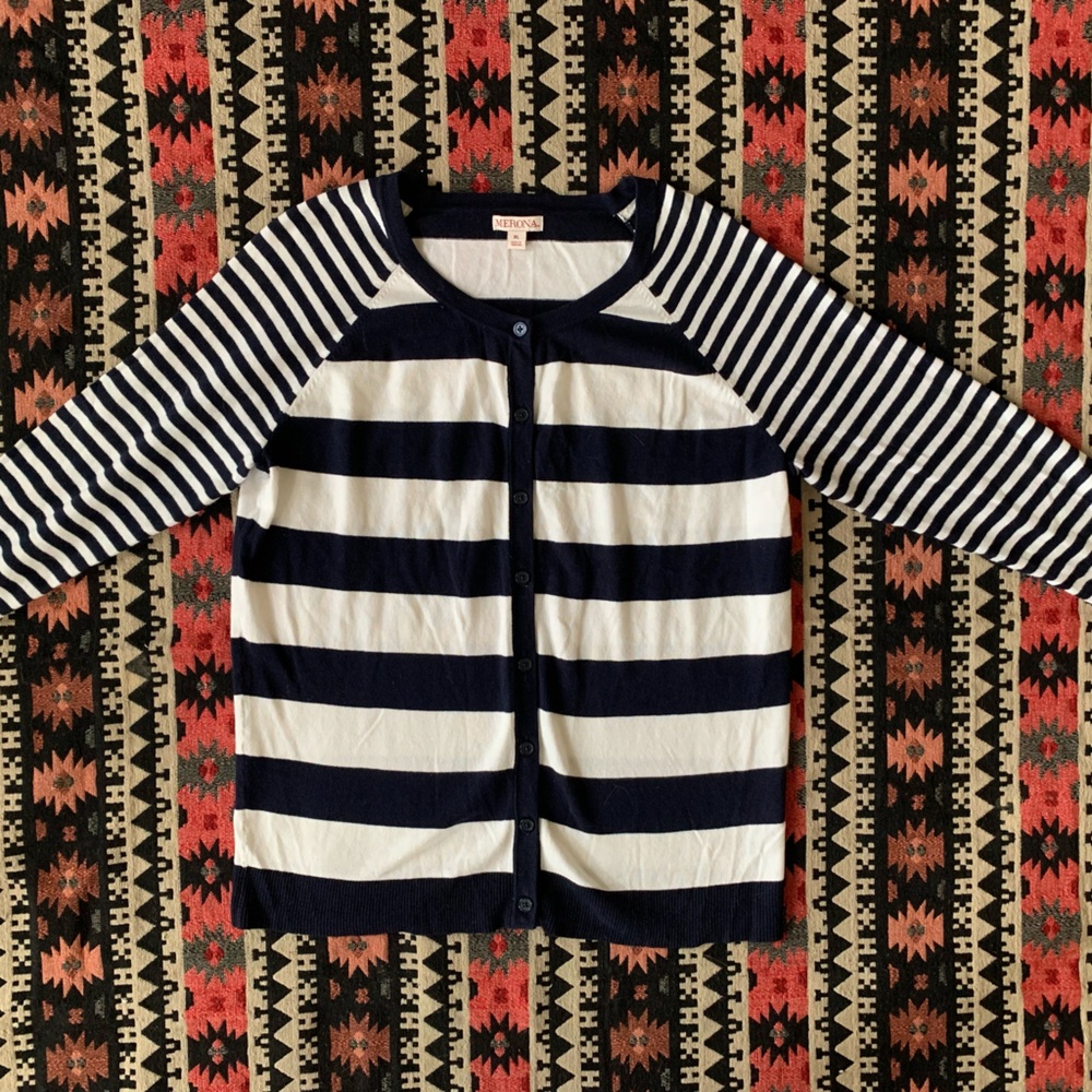 Merona Striped Cardigan
